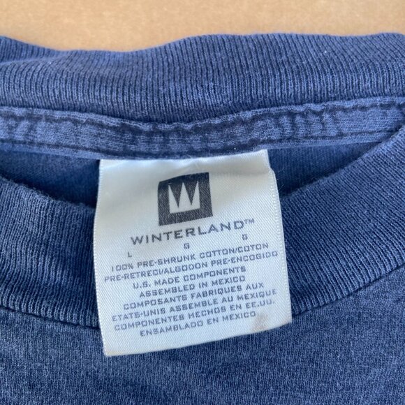 Vintage Stone Temple Pilots Band Shirt No 4 Size Large Black Winterland - Picture 8 of 9